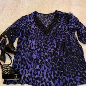 🔥5 for $30 Sale!🔥 Leopard Peplum blouse